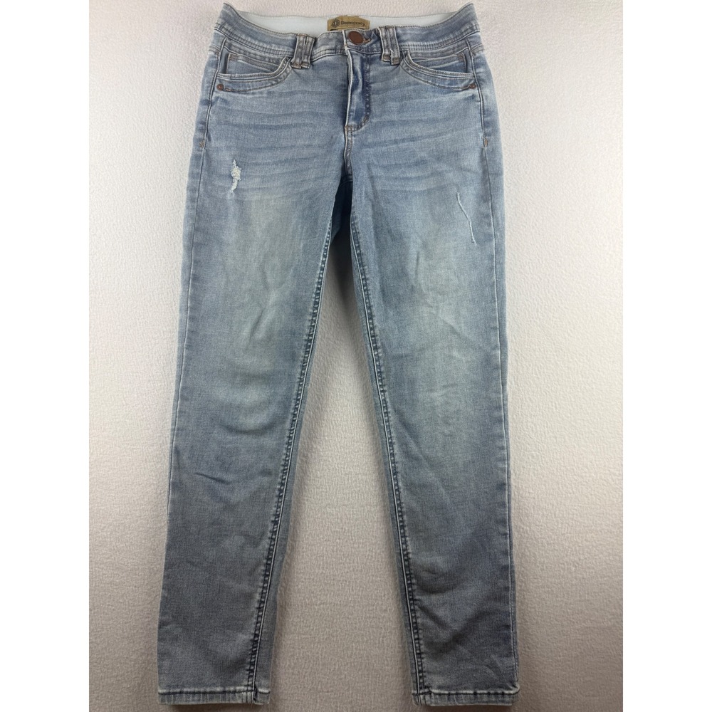 Democracy Ab Solution Skinny Jeans Light Wash Stretch Denim Size 8 B1641IEY2XX